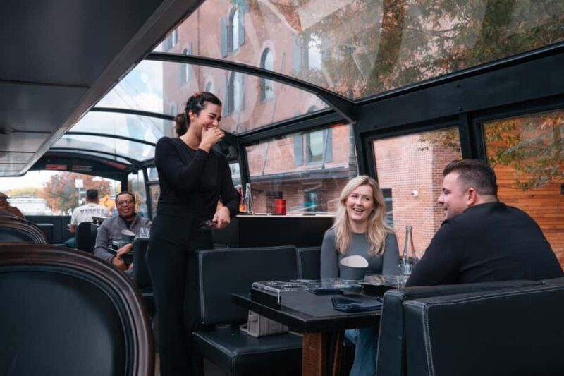 NYC Bustronome Gourmet Sightseeing Lunch tour Panoramic Bus - Frequently Asked Questions