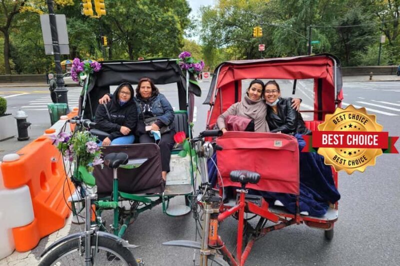 NYC: Christmas Special Movie and Hotspots Pedicab Tour - Key Points