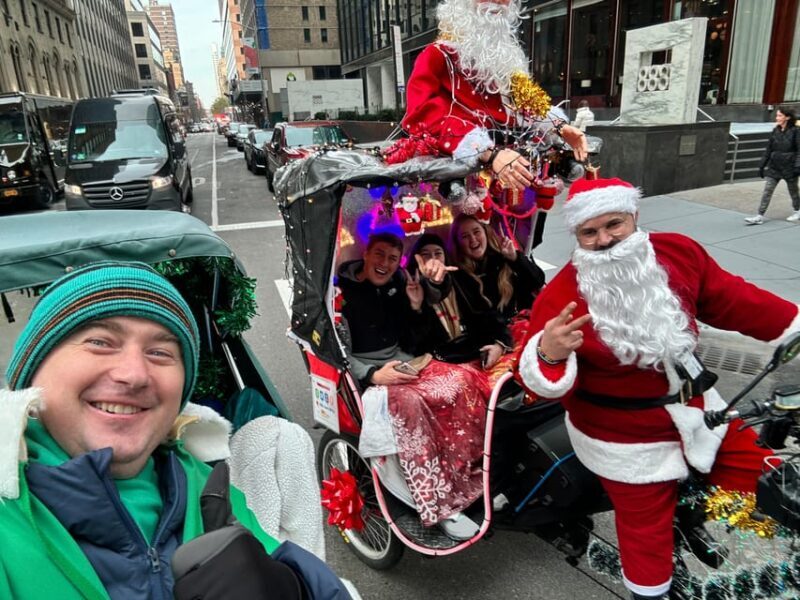 NYC: Elf & Home Alone 2 Locations Central Park Pedicab Tour - Key Points