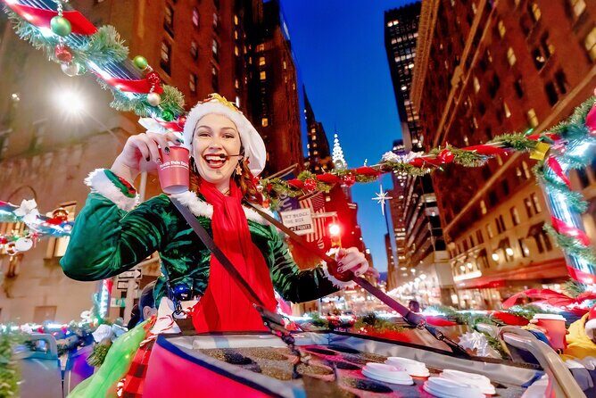 NYC Holiday Lights Sightseeing Bus Tour - Key Points