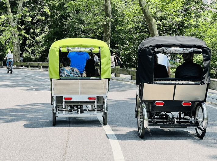 NYC: Private Central Park Pedicab Tours / PICKUP FROM MUSEUM - Key Points