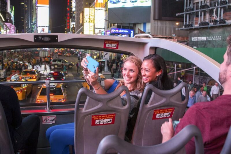 NYC: Sightseeing Night Tour by Open-Top Bus with Live Guide - An In-Depth Look at the Experience