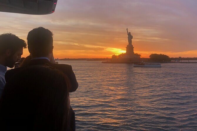 NYC Skyline and Statue of Liberty Harbor Lights Night Cruise - Key Points