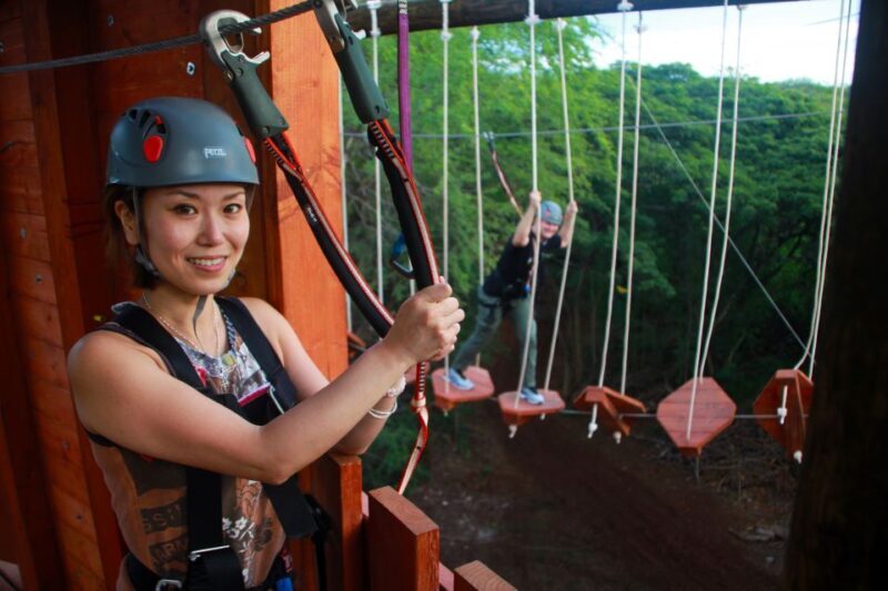 Oahu: Aerial Adventure, Climbing, & Freefall Experience - A Closer Look at the Experience