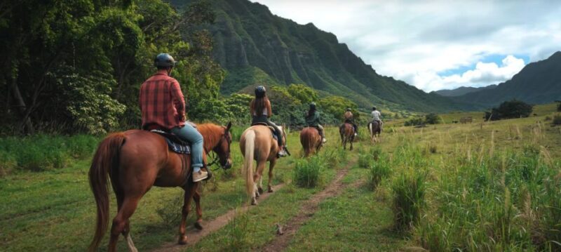 Oahu: Kualoa Hills and Valleys Horseback Riding Tour - Key Points