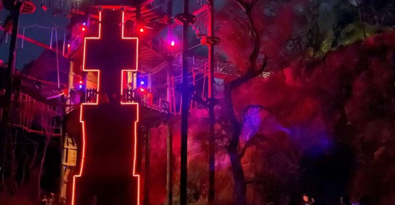 Oahu: Night Ninja Adventure Course - An Exciting Night Under the Neon Lights