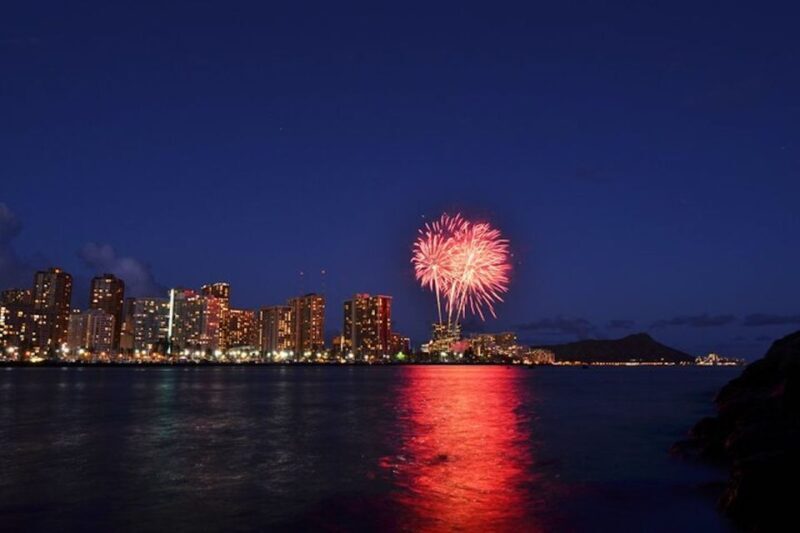Oahu: Waikiki Friday Night Fireworks Catamaran (Wahine Koa) - Setting Sail into Waikiki’s Night Sky