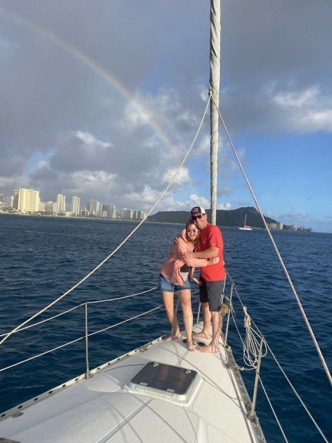 Oahu : Waikiki sailing turtle snorkeling in small groups - Sailing Past Diamond Head & Dolphin Spotting