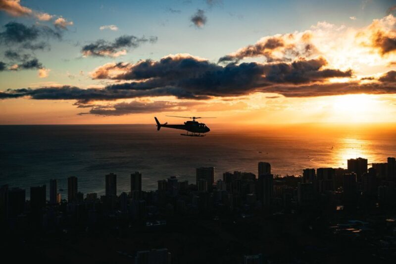 Oahu: Waikiki Sunset Doors On or Doors Off Helicopter Tour - The Sum Up