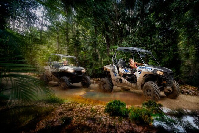 Off road drive adventure. Includes polaris, ziplines and cenote! - Key Points
