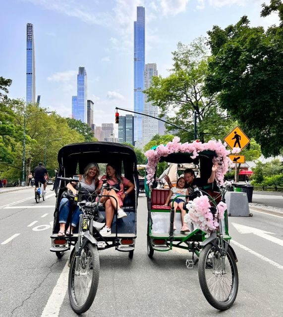 Official Pedicab Guided & Private Tours in Central Park - Key Points