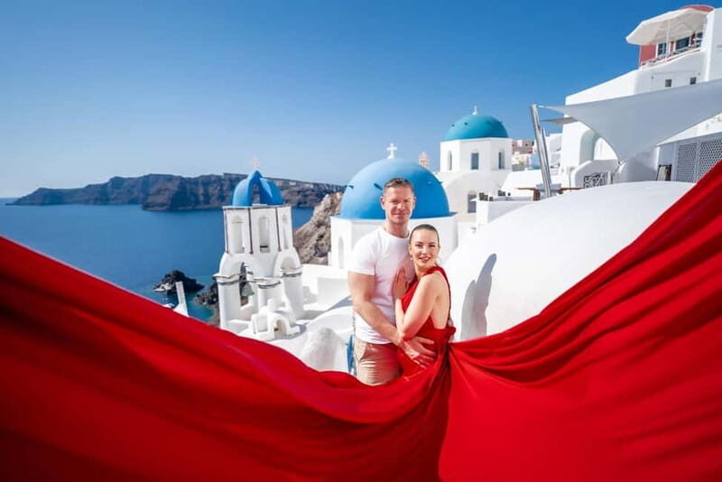Oia: Santorini Photoshoot with Flying Dress Rental Option - Authentic Experiences and Insights from Reviewers