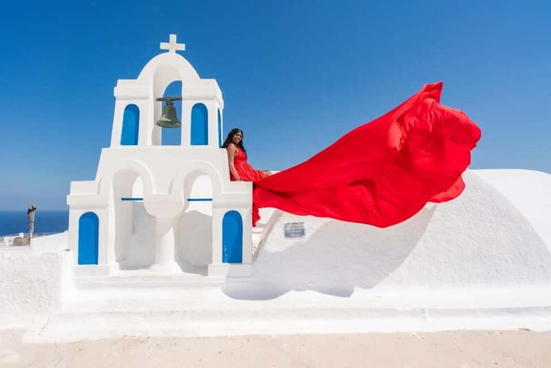 Oia: Santorini Photoshoot with Flying Dress Rental Option - FAQ