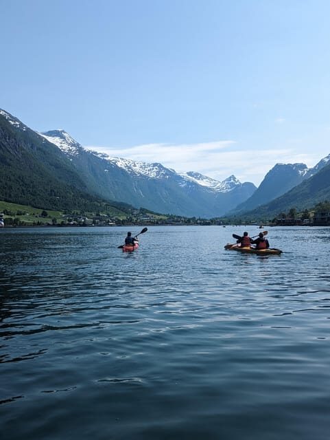 Olden: Guided beginner friendly fjord kayaking.Local company - In-Depth Review of the Olden Fjord Kayaking Tour