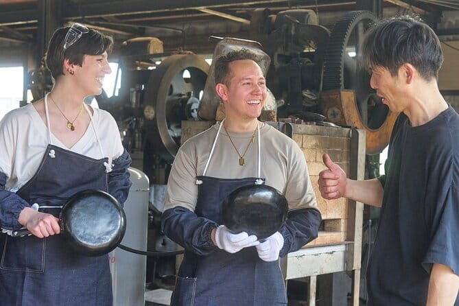 One-of-a-kind frying pan crafting tour - A Unique Hands-On Experience in Niigata’s Tsubame-Sanjo