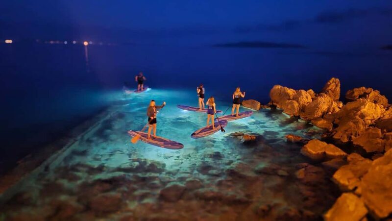 Opatija: Guided SUP Paddleboarding Adventure at Night - Key Points