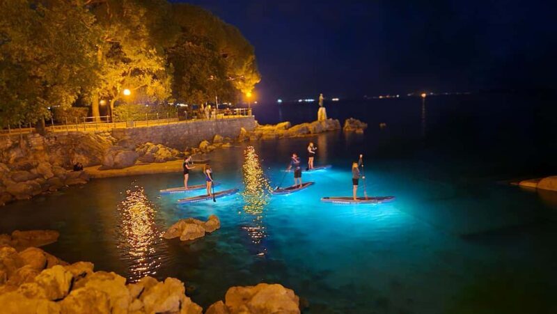 Opatija: Guided SUP Paddleboarding Adventure at Night - The Practicalities: What’s Included and What to Bring