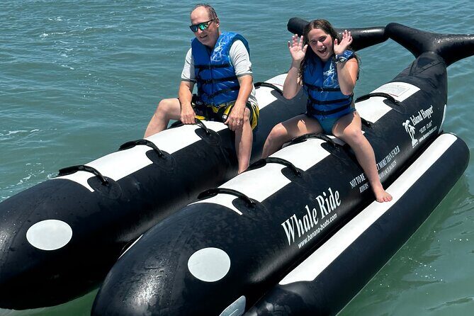 Orca Whale Inflatable Rides - Introducing the Orca Whale Inflatable Ride: A Unique South Padre Island Adventure