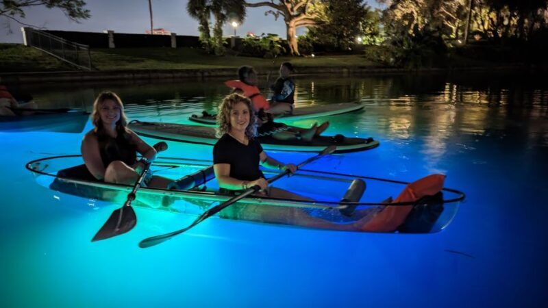 Orlando: LED Night Glow Clear Kayak or Paddleboard Tour - Key Points