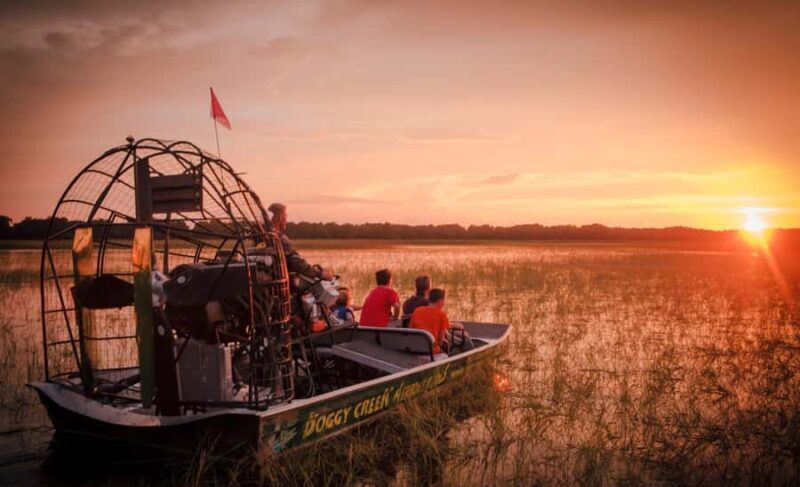 Orlando Sunset Airboat Tour w/ Alligator & Wildlife Viewing - Discovering the Magic of the Sunset Airboat Ride