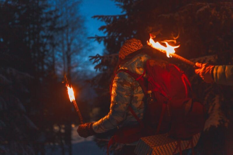Oslo: Snowy Forest Torchlight Walk with Campfire - Authenticity & Guest Experience