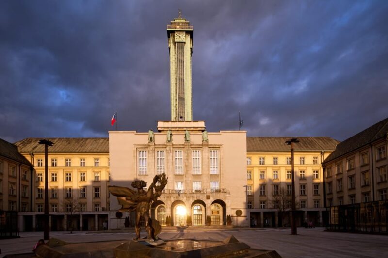 Ostrava: Entrance to the viewing tower of the new town hall - Key Points