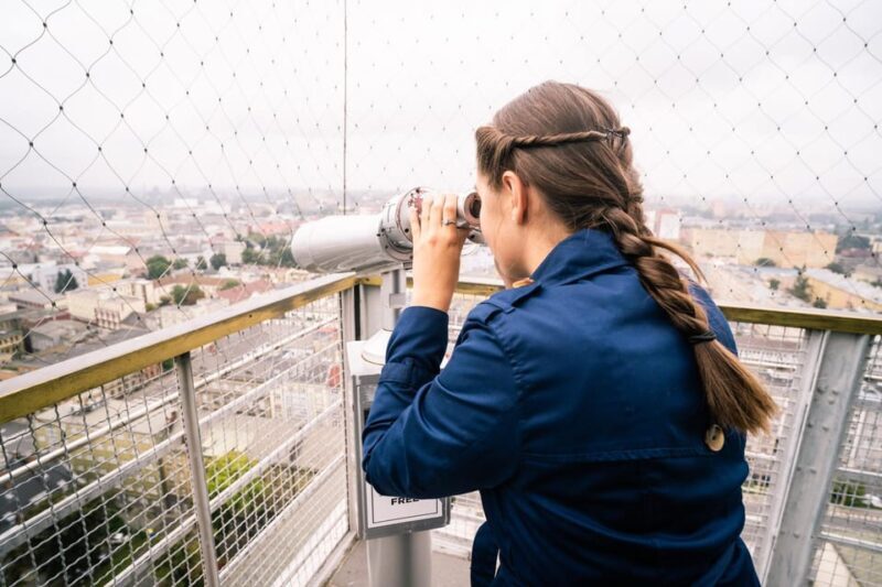 Ostrava: Entrance to the viewing tower of the new town hall - Discovering Ostrava from 73 Meters Up