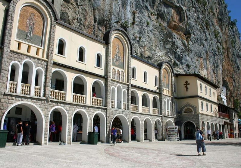 Ostrog Monastery from Budva and Petrovac - Key Points