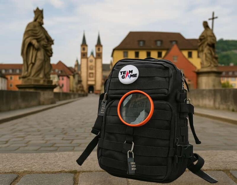 Outdoor Escape Tour  Mystery Backpack Würzburg: The Seal of the Master Builder - A Closer Look at the Würzburg Puzzle Adventure