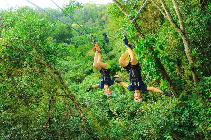 Outdoor Zipline Adventure - Water Slides and Forest Twists