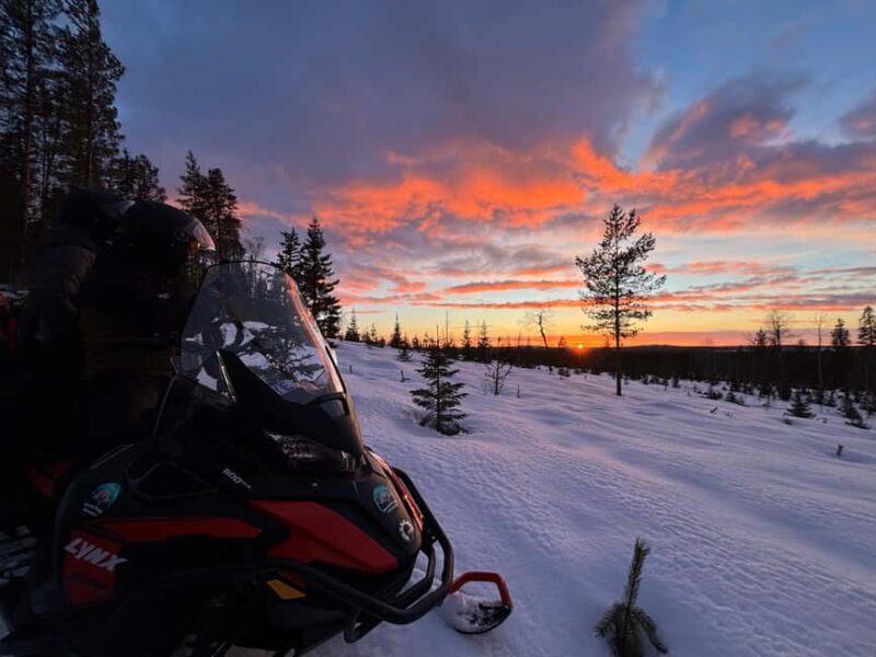 Överkalix - Lapland : Snowmobile Tour with Fika Break - Key Points