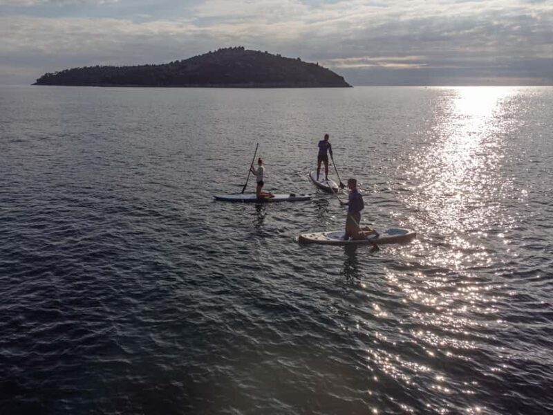Paddleboard into the sunset from Lokrum Island in Dubrovnik - What to Expect on Your Sunset Paddleboard Tour