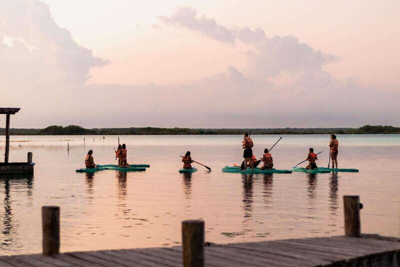 Paddleboard or kayak sunrise tour in Bacalar lagoon - Practical Details and Considerations