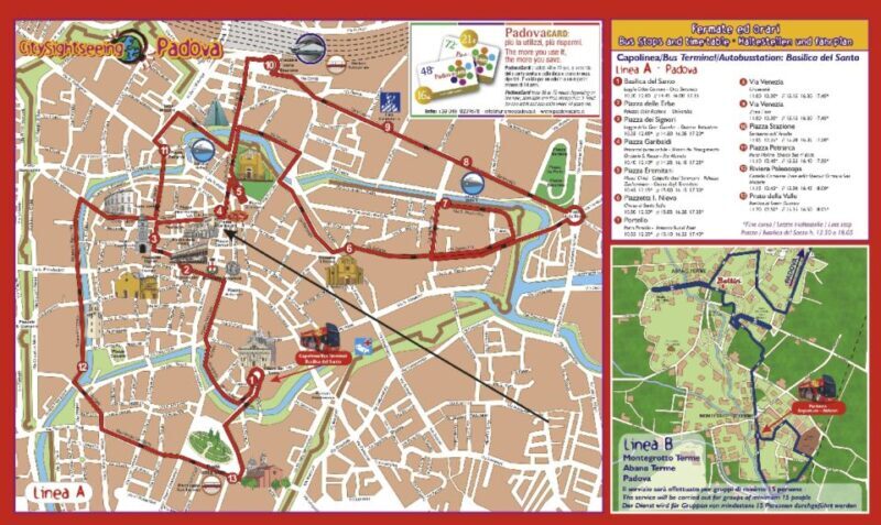 Padua Hop-on Hop-off Tour: 24-Hour Ticket - Additional Details and Practical Tips