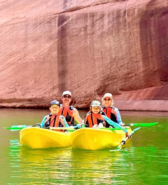 Page/Lake Powell: Guided Kayak & Water Antelope Canyon Tour - Returning to the Launch Point