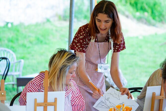 Paint And Drink Florentine Hills Art at La Birr'aia in Marignolle - The Sum Up