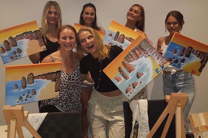 Paint and Sip BYO in Brisbane CBD Friday night - Summary
