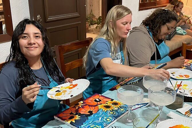 Paint and Sip Experience with Margaritas in Cozumel - A Closer Look at the Cozumel Paint & Sip Experience