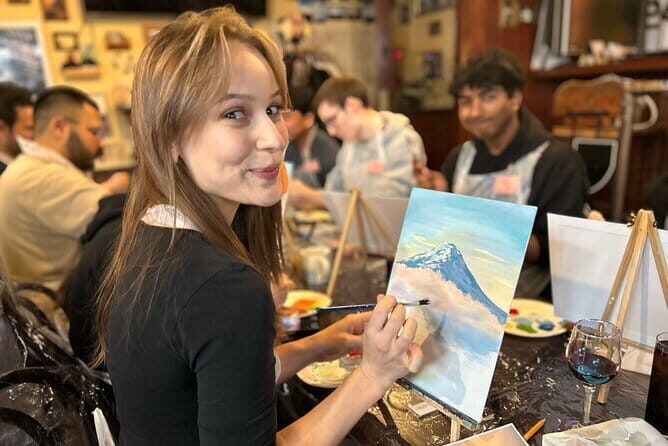 Paint and wine experience: Shibuya enjoying seasonal Japanese culture - Key Points
