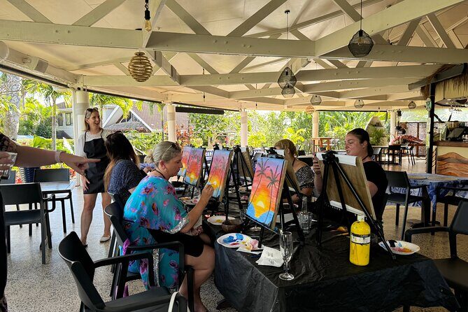 Paint & Sip Experience Rarotonga - The Itinerary: What Does the 2-Hour Experience Look Like?