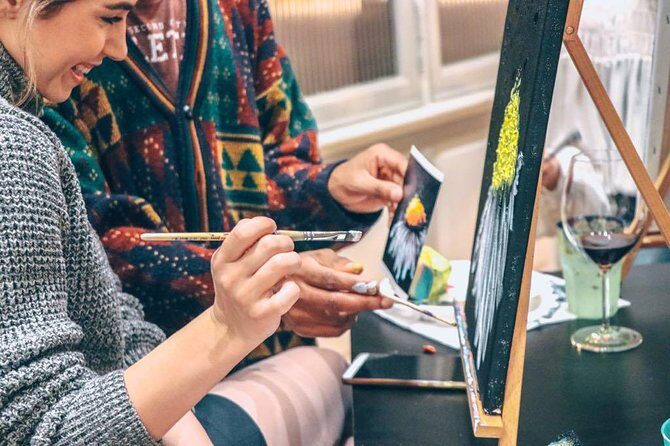 Paint & Sip in a 17th-Century Palazzo with Wine & Pizza - The Artwork: A Lasting Memory