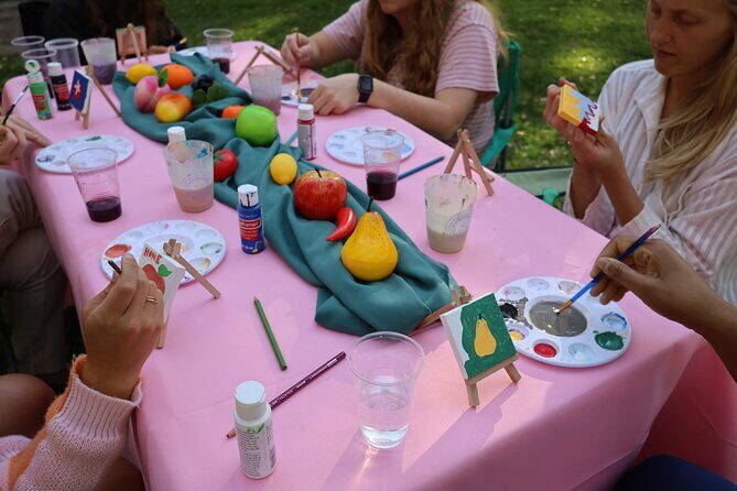 Paint Tiny Canvases in Forsyth Park - What to Expect During the Workshop