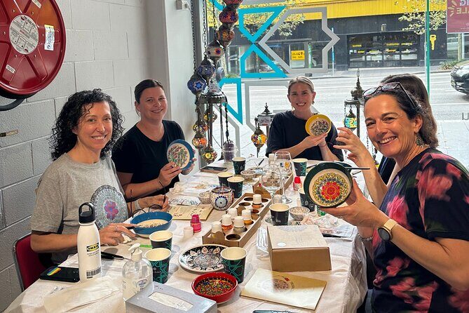 Painting Classes Orange County: Ceramic Plates & Bowls - The Experience at a Glance