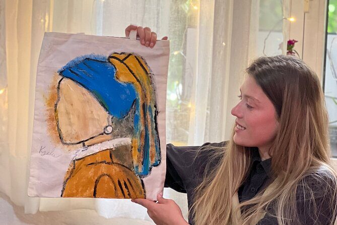 Painting on Tote Bags Workshop with Welcome Drink - What to Expect from the Workshop