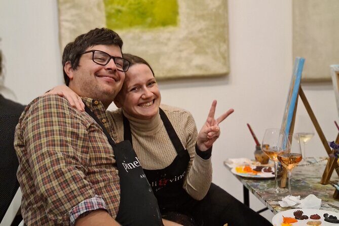 Painting party at Art Bottega - Paint & Wine Studio in Rijeka - In The Sum Up