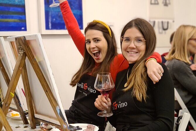 Painting party at Art Bottega - Paint & Wine Studio in Split - The Itinerary and Experience Breakdown