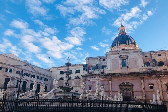 Palermo: Cultural & Food immersion experience - End at Piazza Bellini with Two UNESCO World Heritage Churches