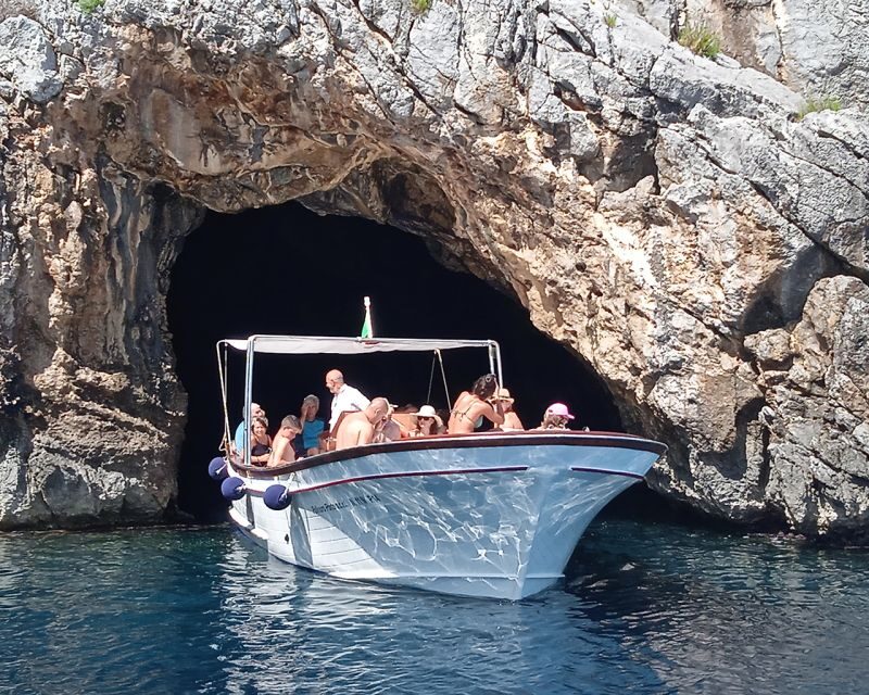 Palinuro: Boat Trip along the Coast & Blue Grotto Visit - The Swim Break at Buondormire Beach