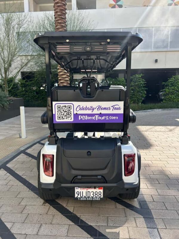 Palm Springs: Celebrity Homes Guided Electric Cart Tour - Key Points