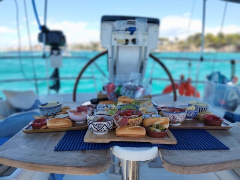 Palma Bay: Sailing Boat Trip W/ Water Toys Snacks & Drinks - Frequently Asked Questions